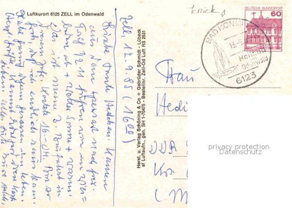 Zell Odenwald Fliegeraufnahme – Bild 2