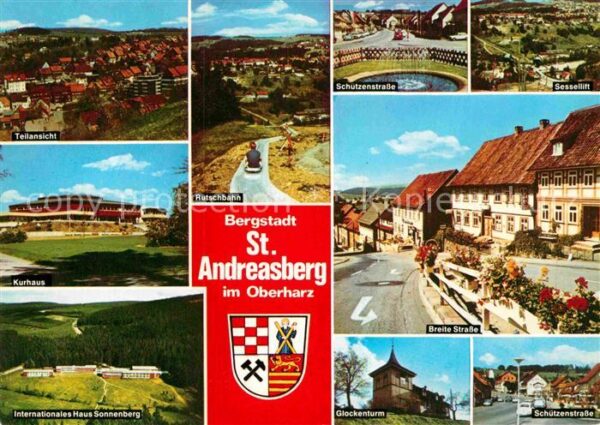 St Andreasberg Harz Sommerrodelbahn Breite-Strasse Glockent