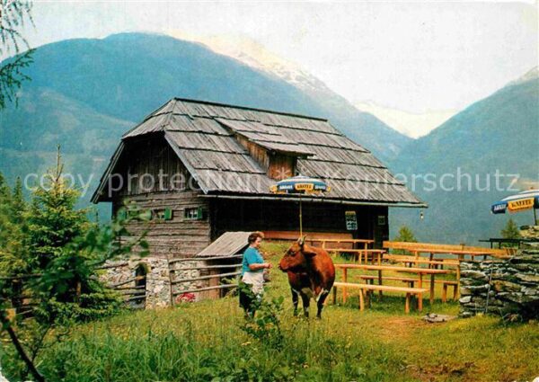 Obervellach Kaernten Almgasthaus Launsberg