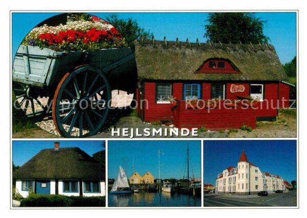 Hejlsminde Alte Holzhäuser