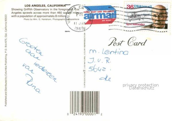 Los Angeles California Griffith Observator – Bild 2