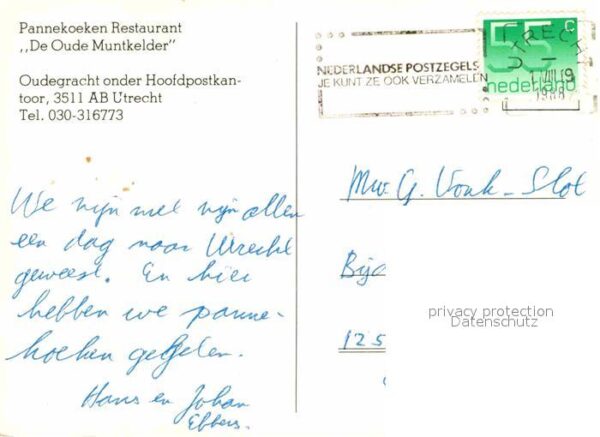 Utrecht Pannekoeken Restaurant De Oude Muntkeld – Bild 2