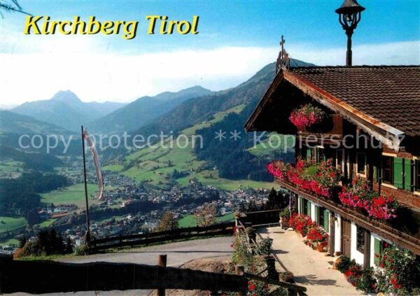 Kirchberg Tirol Blick vom Filzerhof gegen Rettenstein
