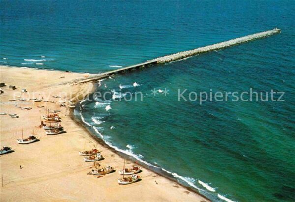 Vorupor Thisted Fliegeraufnahme mit Strand und Seebrück