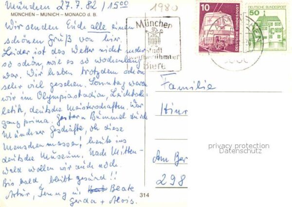 Muenchen Dom Bavaria Nymphenburg Olympiaturm Mar – Bild 2