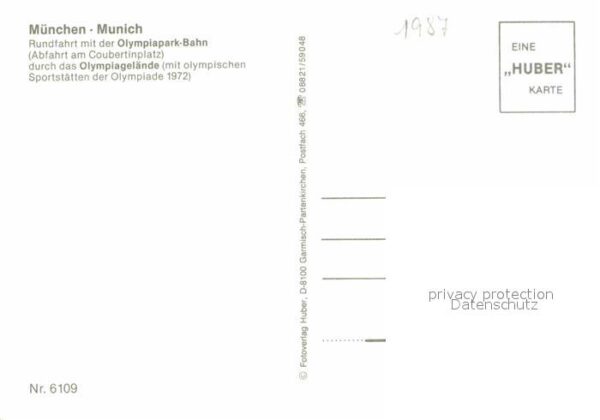 Muenchen Rundfahrt mit Olympiapark-Bahn – Bild 2
