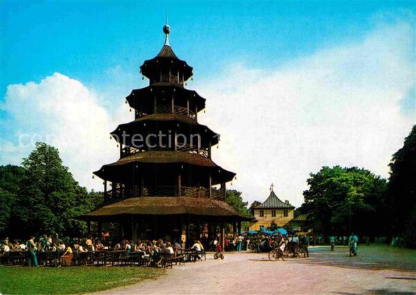 Muenchen Englischer Garten Chinesischer Turm