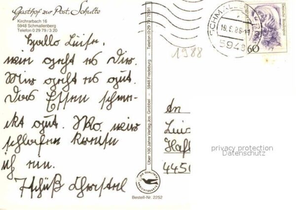 Schmallenberg Gasthof zur Post Schulte – Bild 2