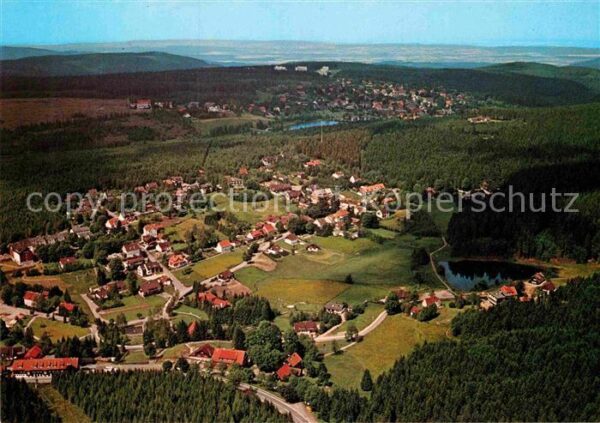Hahnenklee-Bockswiese Harz Fliegeraufnahme