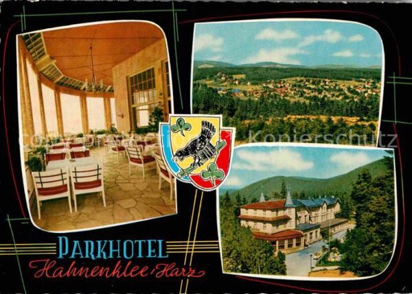 Hahnenklee-Bockswiese Harz Parkhotel Fliegeraufnahme