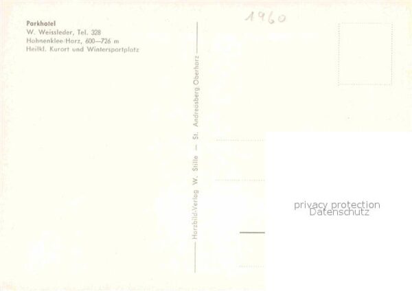 Hahnenklee-Bockswiese Harz Parkhotel Fliegeraufnahme – Bild 2