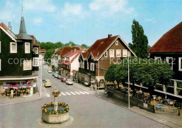 Braunlage Eichhörnchen Brunnen mit Elbingeröder S