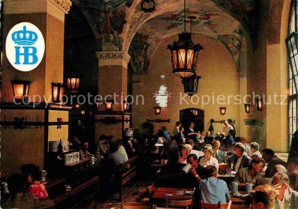 Muenchen Hofbräuhaus berühmtester Bierausschank
