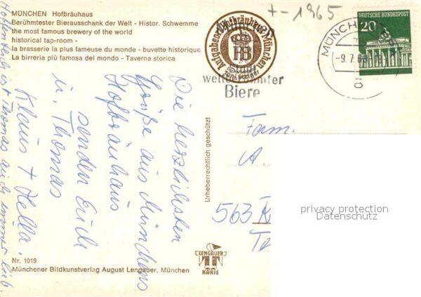 Muenchen Hofbräuhaus berühmtester Bierausschank – Bild 2