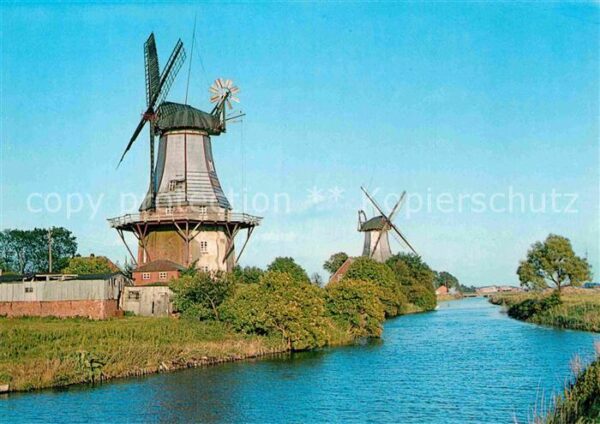 Greetsiel Zwillingswindmühlen