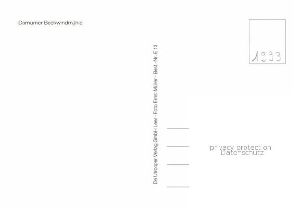 Dornum Ostfriesland Bockwindmühle – Bild 2