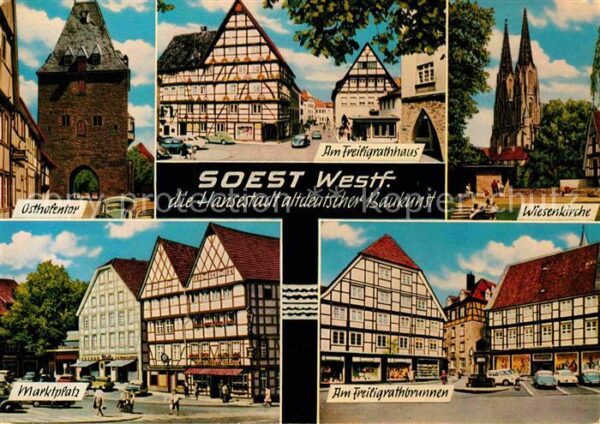 Soest Arnsberg Osthofentor Wiesenkirche Freiligrathbru