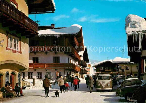Westendorf Tirol Ortspartie im Winter Skigebiet