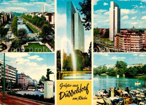Duesseldorf Königsallee Hofgarten Hochstrasse Berli