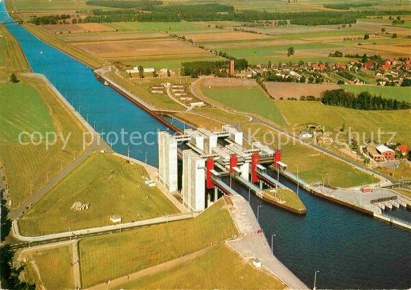 Scharnebeck Lueneburg Fliegeraufnahme Schiffshebewerk