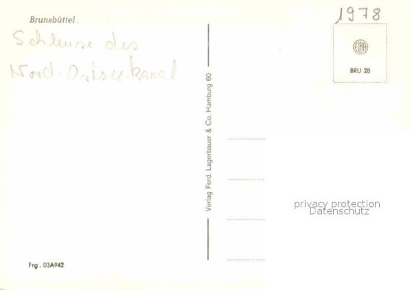 Brunsbuettel Fliegeraufnahme Schleuse des Nord-Ostse – Bild 2