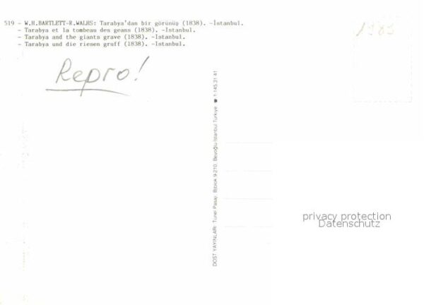Istanbul Constantinopel Tarabya et la tombeau des geans – Bild 2