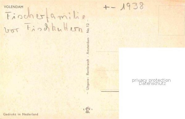 Volendam Fischerfamilie Fischkutter – Bild 2