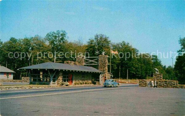Ontario Canada Gateway at Western Entrance to Algonqui