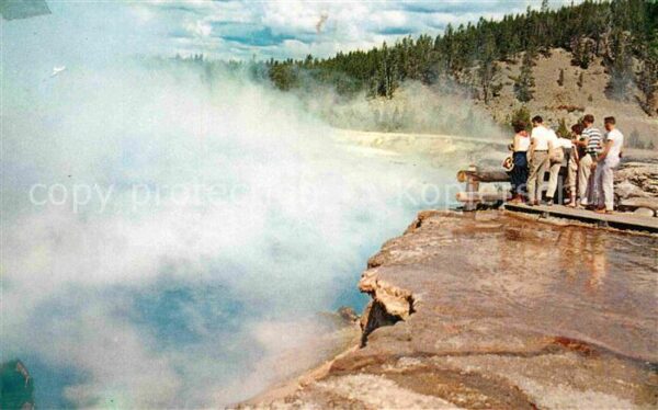Yellowstone National Park Excelsior Geyser Crater