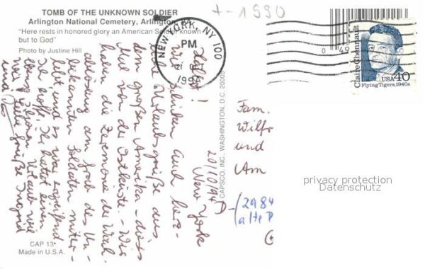 Arlington Virginia Tomb of the Unknown Soldier – Bild 2