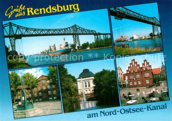 Rendsburg Nord Ostsee Kanal Brunnen Fontäne Schlo