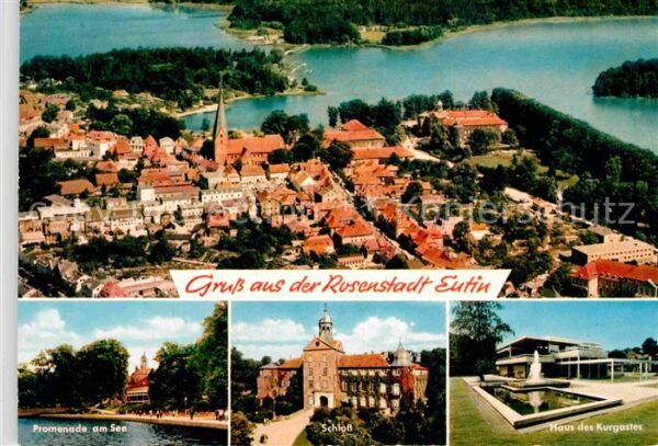 Eutin Fliegeraufnahme Promenade Schloss Haus