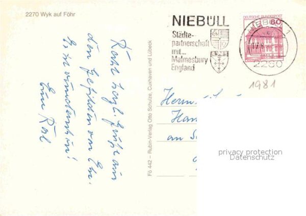Wyk Foehr Kurhaus Hafen Mittelstrasse Mühle Haebe – Bild 2