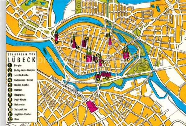 Luebeck Stadtplan