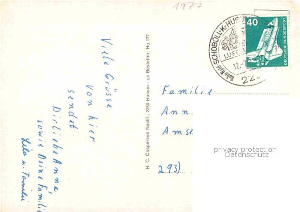 Schobuell Husum Fliegeraufnahme Schwimmbad Kirche – Bild 2