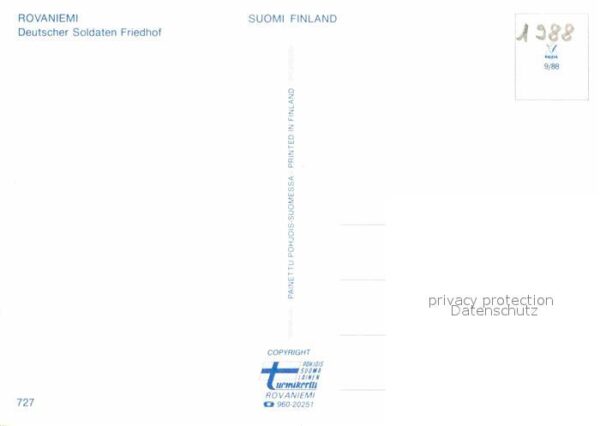 Rovaniemi Deutscher Soldatenfriedhof – Bild 2