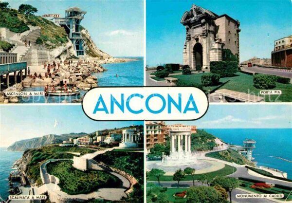 Ancona Marche Ascensore a Mare Porta Pia Scalinata a