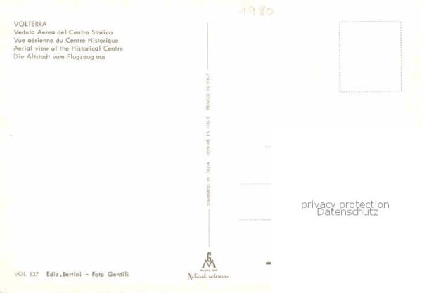Volterra Veduta aerea del Centro Starico – Bild 2