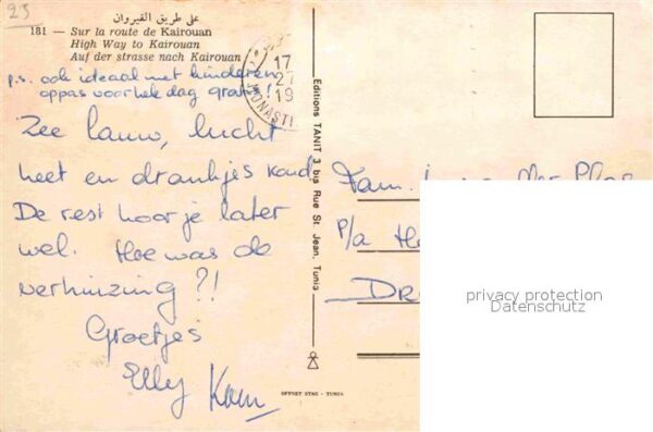 Kairouan Qairawan Eselritt auf der Strasse nach Kairouan – Bild 2