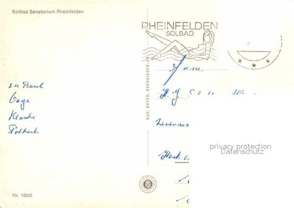 Rheinfelden Baden Solbad Sanatorium – Bild 2