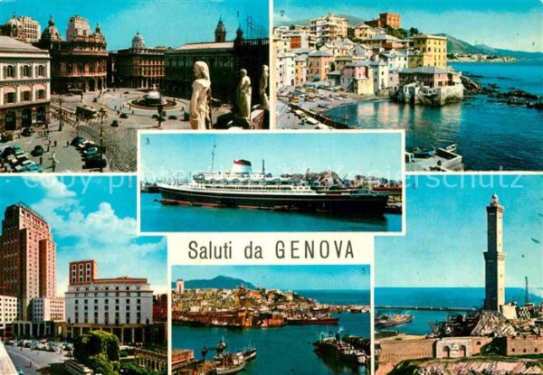 Genova Genua Liguria Piazza Dei Ferrari Boccadasse Cristofor
