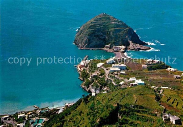 Isola d Ischia Sant Angelo Fliegeraufnahme