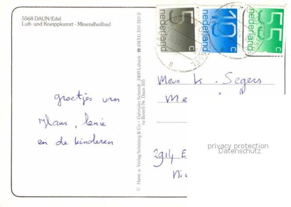 Daun Eifel Teilansichten Fontäne Bootsliegeplatz – Bild 2