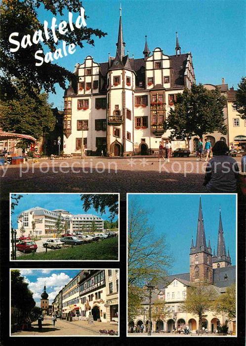 Saalfeld Saale Rathaus Klinik Bergfried Boulevard Arka