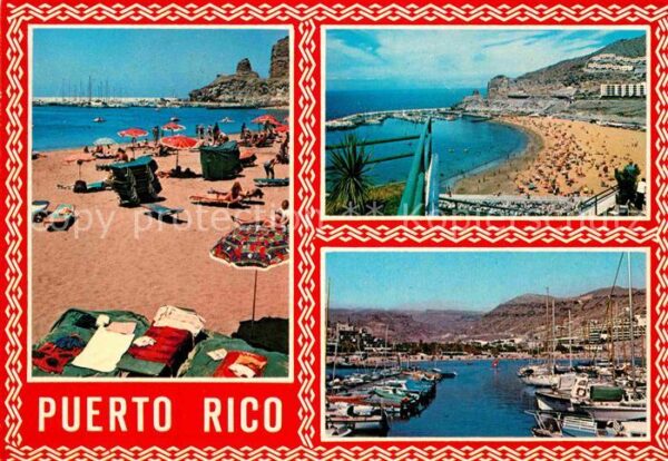 Puerto Rico Gran Canaria Strandpartien Hafen