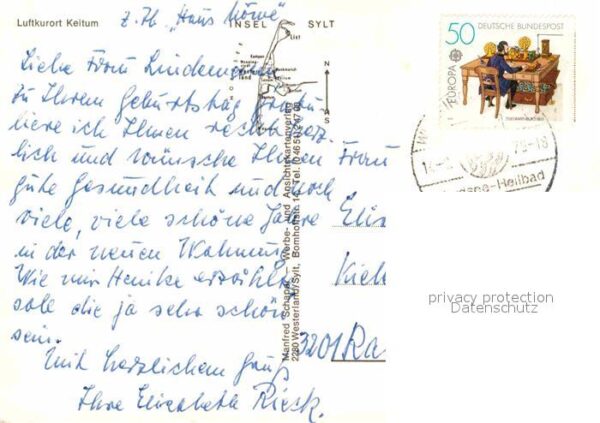 Keitum Sylt Friesenhäuser Kirche Schwimmbad – Bild 2
