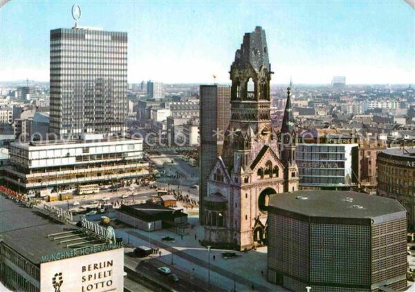Berlin Europa Center mit Kaiser Wilhelm Gedäch