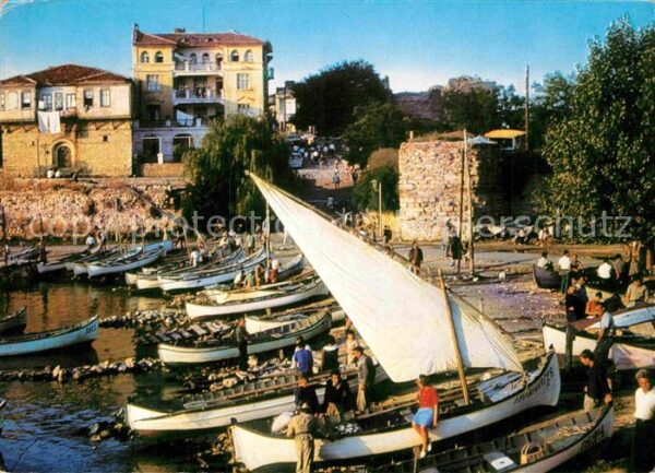 Nessebar Nessebyr Nessebre Hafenpartie