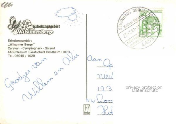 Wilsum Erholungsgebiet Wilsumer Berge Campingp – Bild 2
