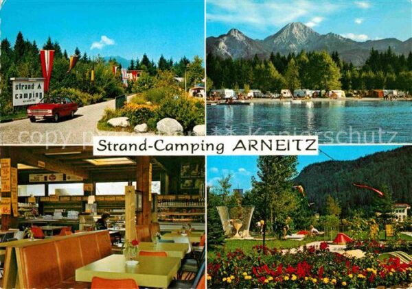 Faak am See Finkenstein Strand Camping Arneitz Einfahrt Restaur